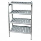 Heavy Duty Plastic Shelving units with Four Levels