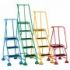Classic Colour Mobile Steps with Ribbed Rubber Treads - SD-937-S005GN