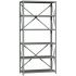 British Standard Steel Bolted Shelving System - Continuation Bay - 5 levels