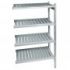 Plastic Shelving Extension Bay with Four Levels - Various Sizes Available