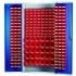 Louvre Panel Cabinet PLUS 120 x TC1 Red, 80 x TC2 Red and 30 x TC3 Red Bins - SD-13080