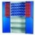 Louvre Panel Cabinet PLUS 60 x TC1 Red and 30 x TC3 Blue Bins PLUS 3 x Shelves - SD-13086