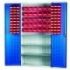 Louvre Panel Cabinet PLUS 60 x TC1 Red and 30 x TC3 Red Bins PLUS 3 x Shelves - SD-13088