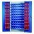 Louvre Panel Cabinet PLUS 120 x TC1 Red and 60 x TC3 Blue Bins