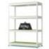 Galvanised Heavy Duty Steel Shelving with 4 Chipboard Shelves H2000 W1500 D450
