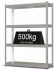 Galvanised Industrial Shelving H2000 x W2100 x D600 - 4 levels