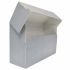 Conservation Grade Upright Document Storage Box - L180mm x D255mm x H130mm - 1000 Micron Acid-free Grey Board 