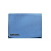 Heavyweight 38mm Capacity Blue Document Wallet