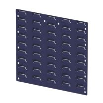 Wall Mounted Louvre Panel -  H450mm x W450mm Blue