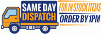 Same day dispatch available