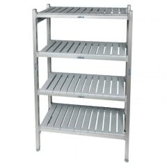 Plastic shelving system