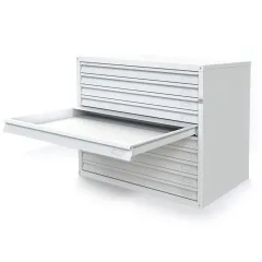Ten drawer plan chest
