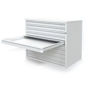 Ten drawer plan chest