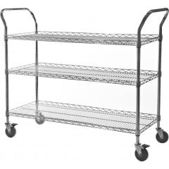 Chrome Wire Trolley