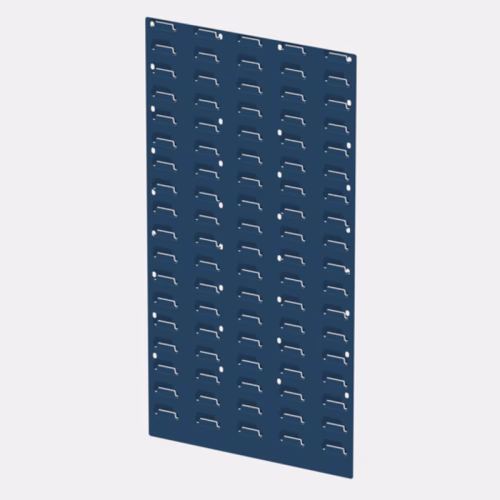 Louvre Panel - Wall Mounted H900mm x W450mm Blue