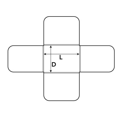 Four Flap Folder NAI-FS2 Nil Capacity - Pack of 100 - Image 2