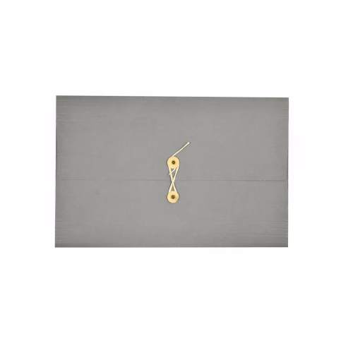 Four Flap Expandable Capacity Folders - Grey/White 350gsm